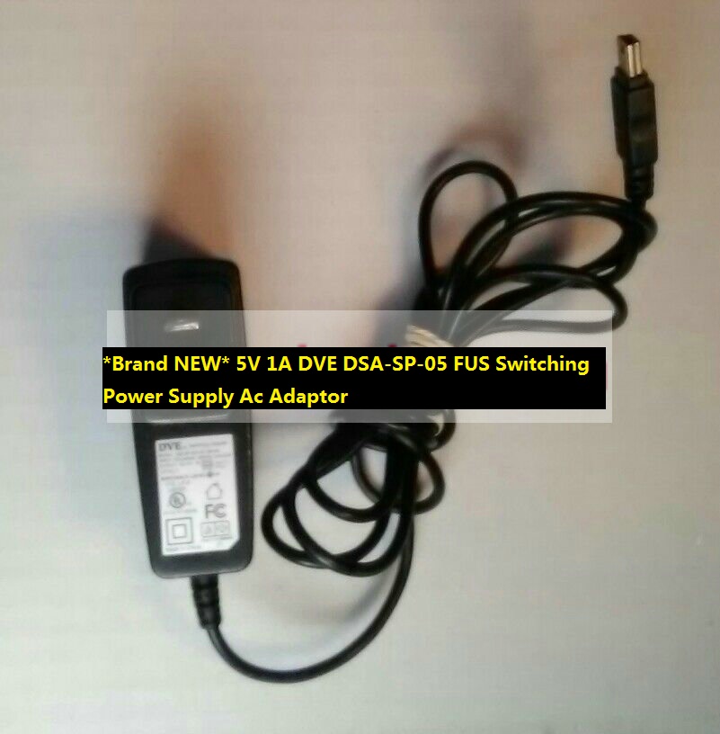 100% Brand New & High Quality DVE 5V 1A AC Adapter DSA-SP-05 FUS Power Supply Charger 100% Brand New & High Quality DVE 5V 1A AC Adapter DSA-SP-05 FUS Power Supply Charger